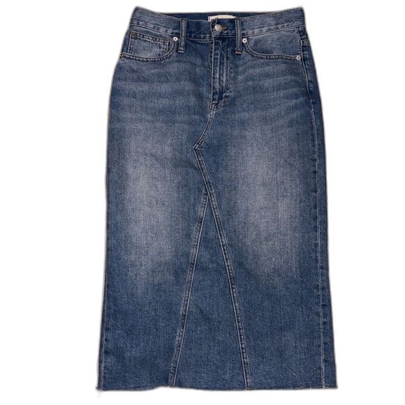 Madewell J. Crew maxi denim skirt size 25 - Picture 1 of 6